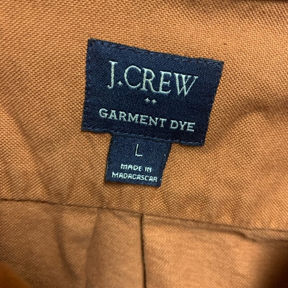 J.Crew Orange Button-Up Shirt - Picture 3 of 3
